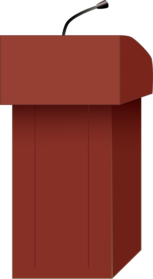 Speakers Podium