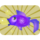 download Goldfish clipart image with 225 hue color