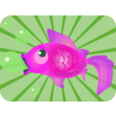 download Goldfish clipart image with 270 hue color