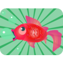 download Goldfish clipart image with 315 hue color