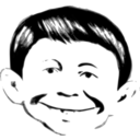 download Alfred E Neuman Well Not Quite clipart image with 45 hue color