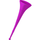 download Blue Vuvuzela clipart image with 90 hue color