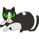 download Purr Cat clipart image with 45 hue color