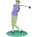 download Golf Drive clipart image with 45 hue color
