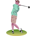 download Golf Drive clipart image with 315 hue color
