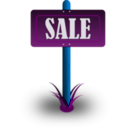 download Sale Sign clipart image with 180 hue color