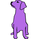 download Dog Simple Drawing clipart image with 225 hue color