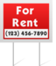 For Rent Sign