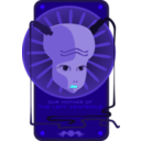 download Alien Mother clipart image with 180 hue color