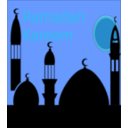 download Ramadan Kareem clipart image with 180 hue color