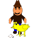 download Duck clipart image with 0 hue color