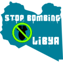 download Stop Bombing Libya clipart image with 90 hue color