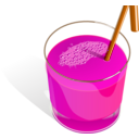 download Juice Glass clipart image with 270 hue color