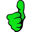 download Thumbs Up clipart image with 45 hue color
