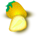 download Strawberry clipart image with 45 hue color