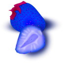download Strawberry clipart image with 225 hue color