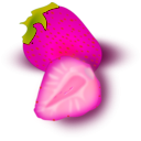 download Strawberry clipart image with 315 hue color