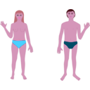 download Human Body Man And Woman clipart image with 315 hue color