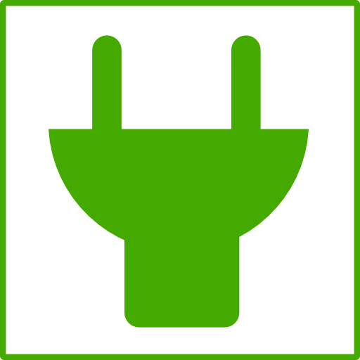 Eco Green Plug Icon