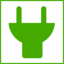 Eco Green Plug Icon