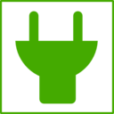 Eco Green Plug Icon