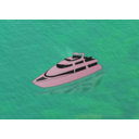 download Yacht clipart image with 315 hue color