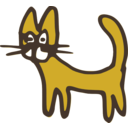 download Cat clipart image with 45 hue color