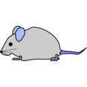 download Mouse clipart image with 225 hue color