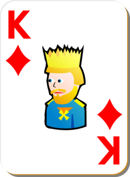 White Deck King Of Diamonds