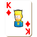 White Deck King Of Diamonds