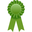 download Award Ribbon clipart image with 225 hue color