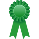 download Award Ribbon clipart image with 270 hue color