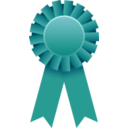 download Award Ribbon clipart image with 315 hue color