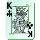 download Guyenne Deck King Of Clubs clipart image with 90 hue color