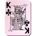 download Guyenne Deck King Of Clubs clipart image with 270 hue color