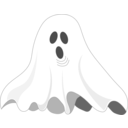 download Ghost clipart image with 180 hue color