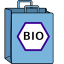 download Organic Bag clipart image with 180 hue color