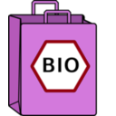 download Organic Bag clipart image with 270 hue color