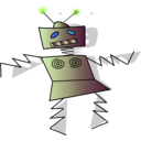 download Dancing Robot clipart image with 90 hue color