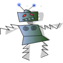 download Dancing Robot clipart image with 225 hue color