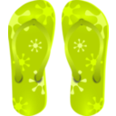 download Flip Flops clipart image with 45 hue color