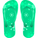 download Flip Flops clipart image with 135 hue color