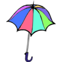 download Umbrella clipart image with 225 hue color