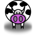 download Cow clipart image with 270 hue color