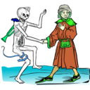 download Dance Macabre 7 clipart image with 90 hue color
