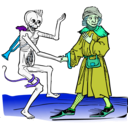 download Dance Macabre 7 clipart image with 135 hue color