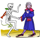 download Dance Macabre 7 clipart image with 315 hue color