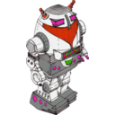 download Toy Robot clipart image with 315 hue color