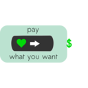 download Pay What You Want Button 1 clipart image with 90 hue color