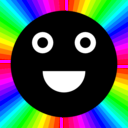 download Happy Black Moon Outrayj clipart image with 180 hue color
